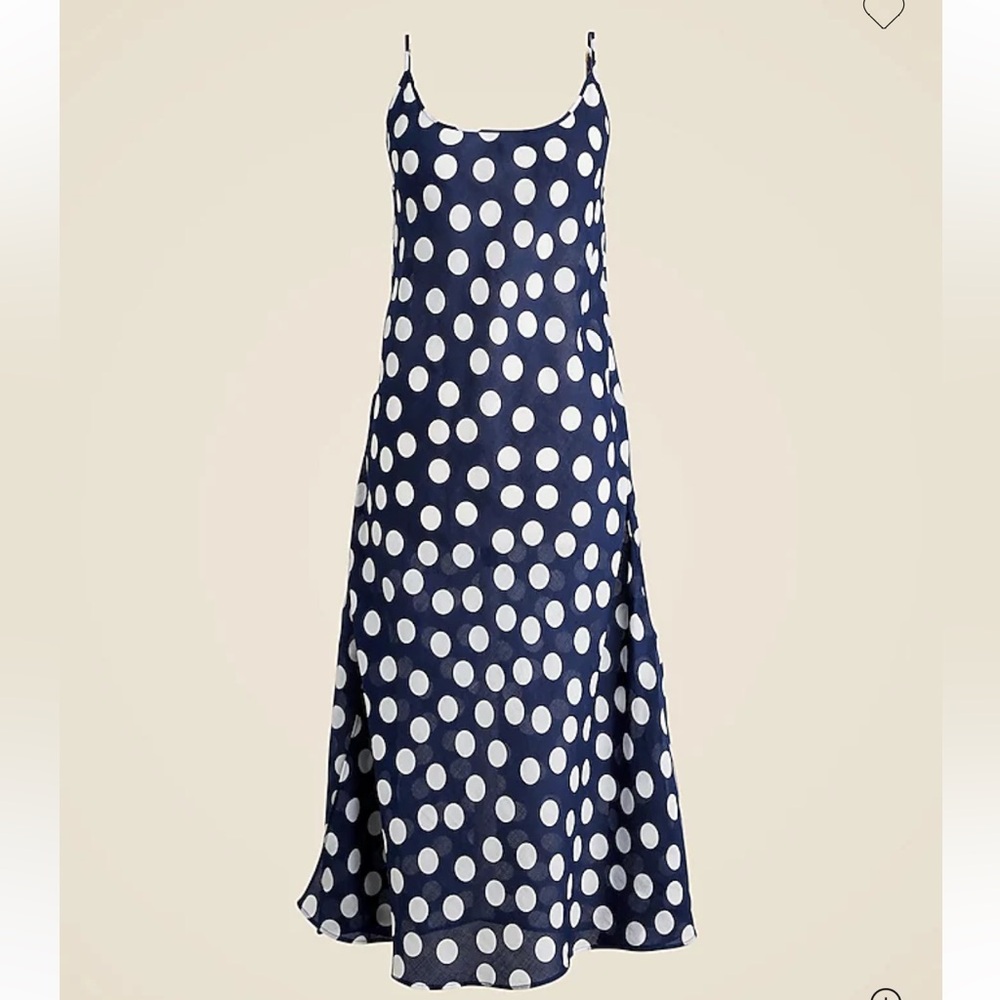 Jcrew x Maryam Nassir Zadeh polka dot dress